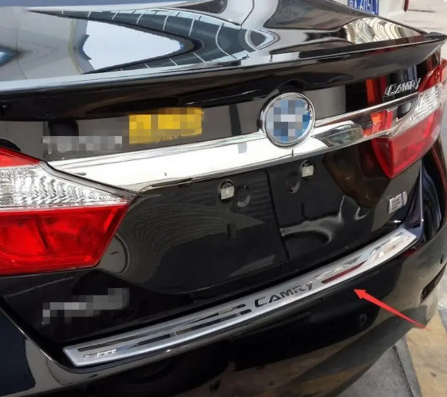 2012 2013 2014 2015 для Toyota Camry из нержавеющей стали задний бампер защитные ножки |