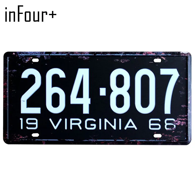New 264-807 Word License Plate Metal Plate Car Number Tin Signs Bar Pub Cafe Home Decor Metal Sign Garage Painting Plaques Signs
New 264-807 Word License Plate Metal Plate Car Number Tin Signs Bar Pub Cafe Home Decor Metal Sign Garage Painting Plaques Signs