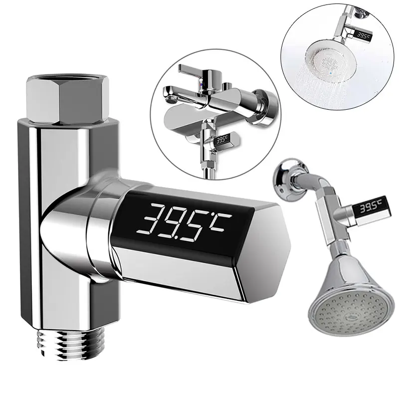 LED Display Water Shower Thermometer Flow Water Temperture Meter Digital Monitor Home Washing Faucet Extender For Baby Bath Care
LED Display Water Shower Thermometer Flow Water Temperture Meter Digital Monitor Home Washing Faucet Extender For Baby Bath Care