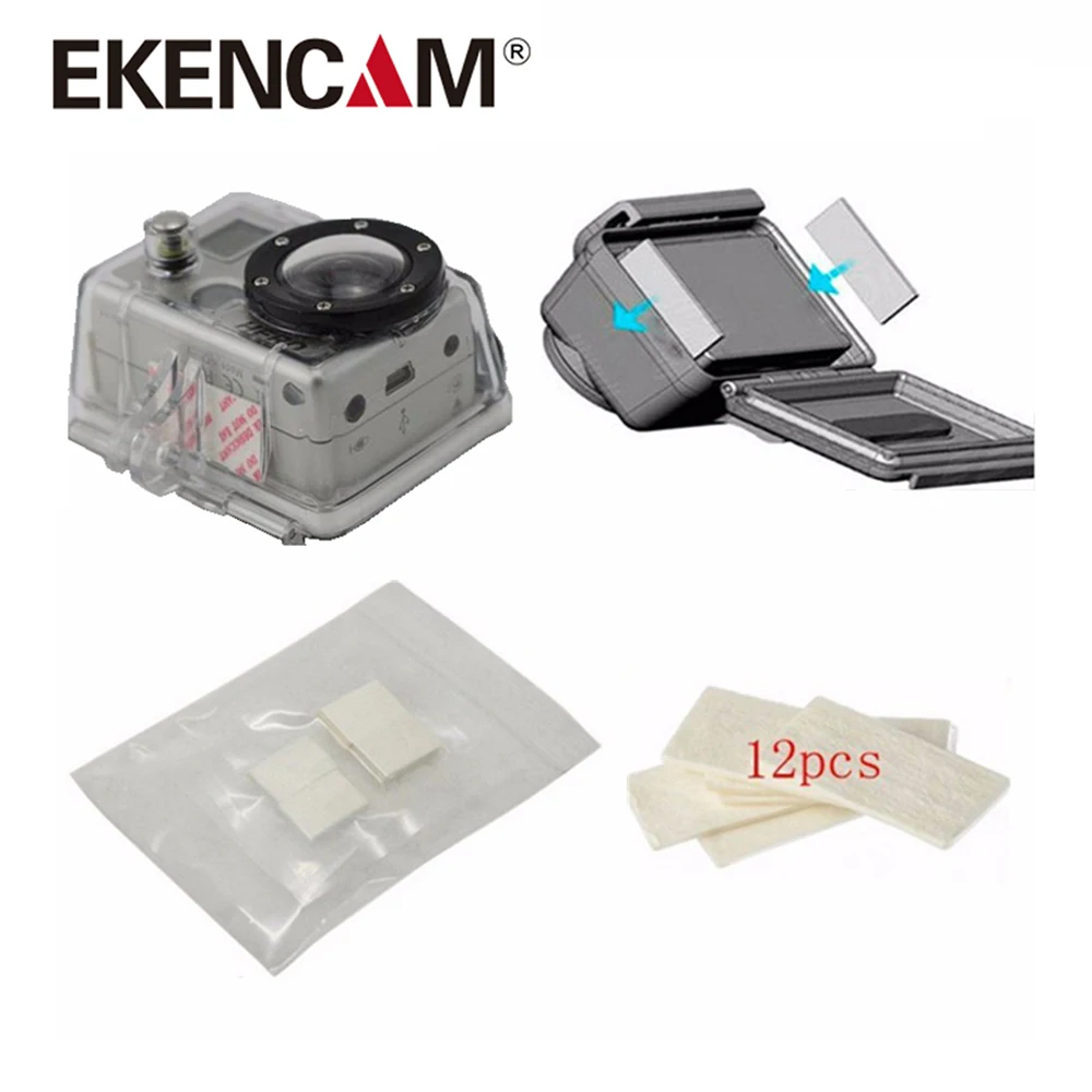 EKENCAM 12pcs Anti Fog Inserts Surfing Diving Accessories Inside Inserts for Gopro 6 5 SJ4000 Yi 4K Waterproof Dome Port Camera
EKENCAM 12pcs Anti Fog Inserts Surfing Diving Accessories Inside Inserts for Gopro 6 5 SJ4000 Yi 4K Waterproof Dome Port Camera