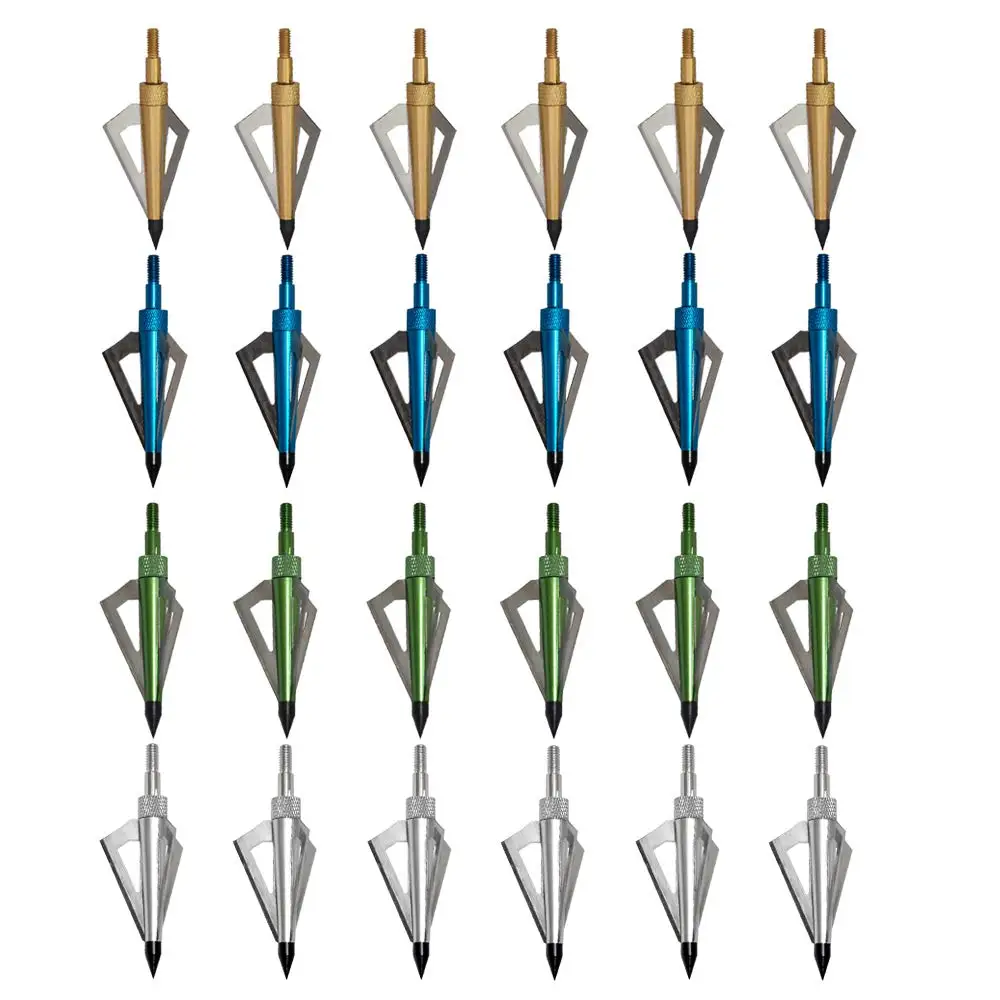 Hunting Triple Blade 125 Grain Crossbow Broadhead 3 Blade Mechanic Hunting Broadheads for Archery Arrows & Crossbow Bolts
Hunting Triple Blade 125 Grain Crossbow Broadhead 3 Blade Mechanic Hunting Broadheads for Archery Arrows & Crossbow Bolts
