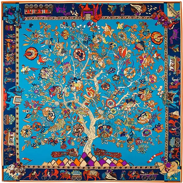 130*130cm Women large twill 100% silk square scarf tree print designer scarves luxury high quality lady shawl hijab super large
130*130cm Women large twill 100% silk square scarf tree print designer scarves luxury high quality lady shawl hijab super large