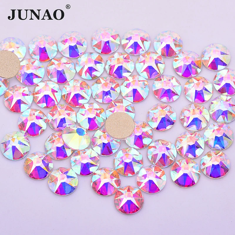 JUNAO High Quality SS20 Glitter Crystal AB Glass Rhinestone Nail Art Round Strass Flatback Nail Face Crystal Stones Stickers
JUNAO High Quality SS20 Glitter Crystal AB Glass Rhinestone Nail Art Round Strass Flatback Nail Face Crystal Stones Stickers