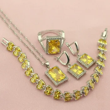 Womens' Jewelry Silver Color Sets Yellow Green Red Pink Rainbow Square Stone Drop Earrings Pendant Ring Bracelet Free Gift Box
Womens' Jewelry Silver Color Sets Yellow Green Red Pink Rainbow Square Stone Drop Earrings Pendant Ring Bracelet Free Gift Box