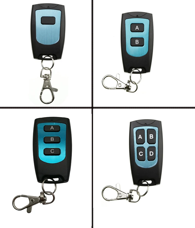 xuanlongyuan 1 2 3 4 CH 1CH 2CH 3CH 4CH RF Wireless Remote Control RF Waterproof Transmitter,315/433.92 MHZ/lamp/Garage Door
xuanlongyuan 1 2 3 4 CH 1CH 2CH 3CH 4CH RF Wireless Remote Control RF Waterproof Transmitter,315/433.92 MHZ/lamp/Garage Door