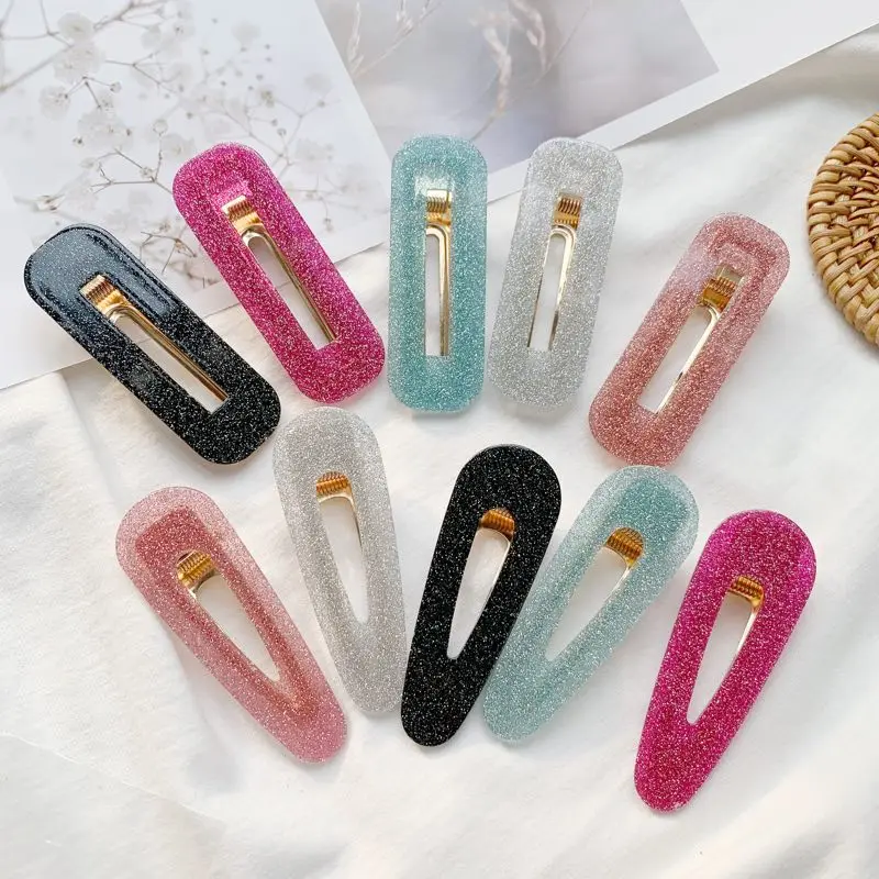 2019 New Women Girls Glitter Square Waterdrop Shape Acrylic Hair Clips Barrettes Cute Headband Hairpins Fashion Hair Accessories
2019 New Women Girls Glitter Square Waterdrop Shape Acrylic Hair Clips Barrettes Cute Headband Hairpins Fashion Hair Accessories