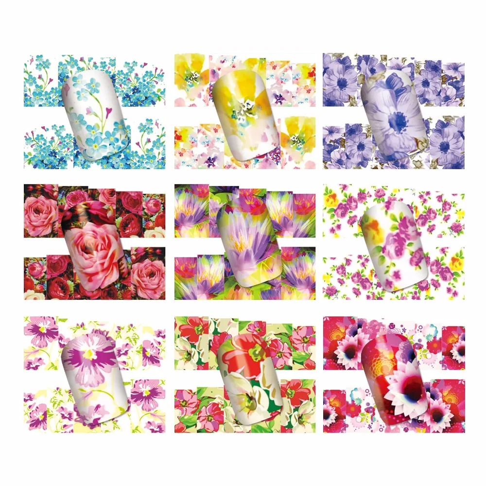YZWLE 1 Sheet Optional Water Transfer Nail Art Sticker Watermark Decals DIY Decoration For Beauty Nail Tools
YZWLE 1 Sheet Optional Water Transfer Nail Art Sticker Watermark Decals DIY Decoration For Beauty Nail Tools