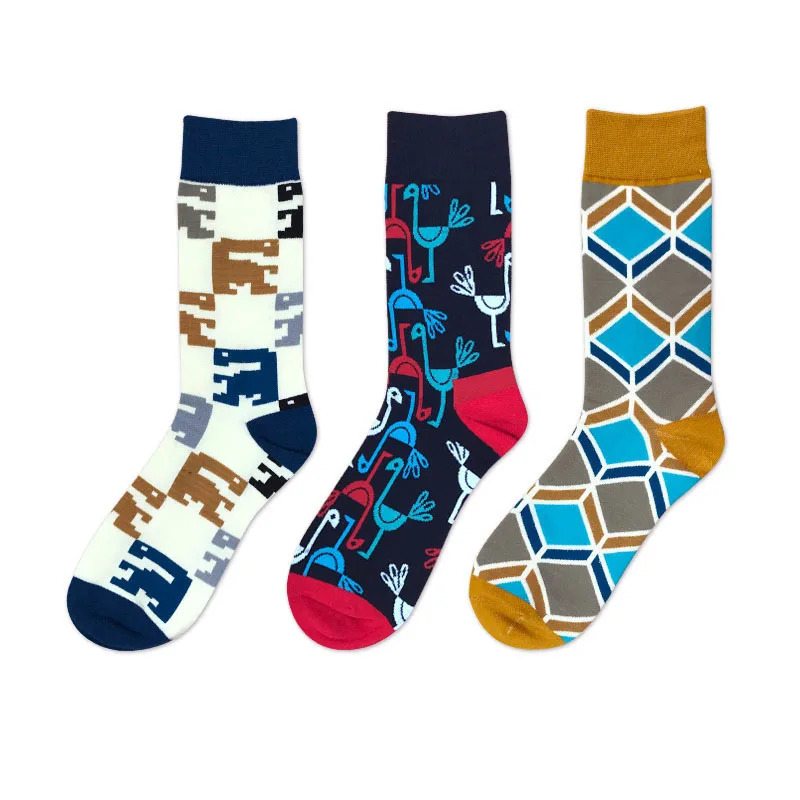 New Novelty Men Cotton Crew Socks Argyle Flamingos Monsters Pattern Happy Sox British Style Casual Harajuku Designer Brand Cool
New Novelty Men Cotton Crew Socks Argyle Flamingos Monsters Pattern Happy Sox British Style Casual Harajuku Designer Brand Cool
