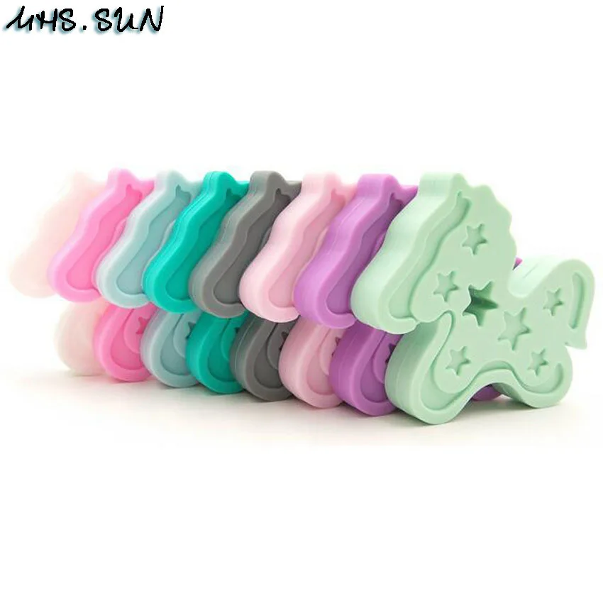 MHS.SUN Cute Silicone Horse Pendants With Star Printed Baby Infants Silicone Teether Nursing Pendants Chewing Jewelry BPA Free
MHS.SUN Cute Silicone Horse Pendants With Star Printed Baby Infants Silicone Teether Nursing Pendants Chewing Jewelry BPA Free