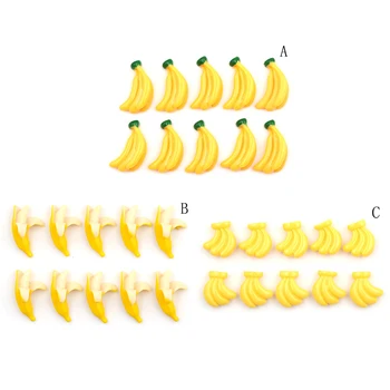 5Pcs Cute Fake Miniature Food Yellow Banana Kawaii DIY Resin Embellishment Accessories Play DollHouse Toy 3 Styles Pick
5Pcs Cute Fake Miniature Food Yellow Banana Kawaii DIY Resin Embellishment Accessories Play DollHouse Toy 3 Styles Pick