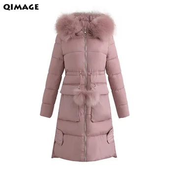 Women's Thick Warm Long Winter Jacket Women Parkas 2017 Faux Fur Collar Hooded Cotton Padded Winter Coat Female Manteau Femme 
Women's Thick Warm Long Winter Jacket Women Parkas 2017 Faux Fur Collar Hooded Cotton Padded Winter Coat Female Manteau Femme