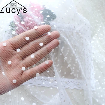 2017 NEW good quality women veils making tulle flocking lace mesh Lovely designs 5 yards/lot Pure white, Off white, Black !
2017 NEW good quality women veils making tulle flocking lace mesh Lovely designs 5 yards/lot Pure white, Off white, Black !