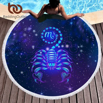 BeddingOutlet Scorpio Large Round Beach Towel for Adults Kids Galaxy Printed Microfiber Summer Towel With Tassel Toalla 150cm
BeddingOutlet Scorpio Large Round Beach Towel for Adults Kids Galaxy Printed Microfiber Summer Towel With Tassel Toalla 150cm