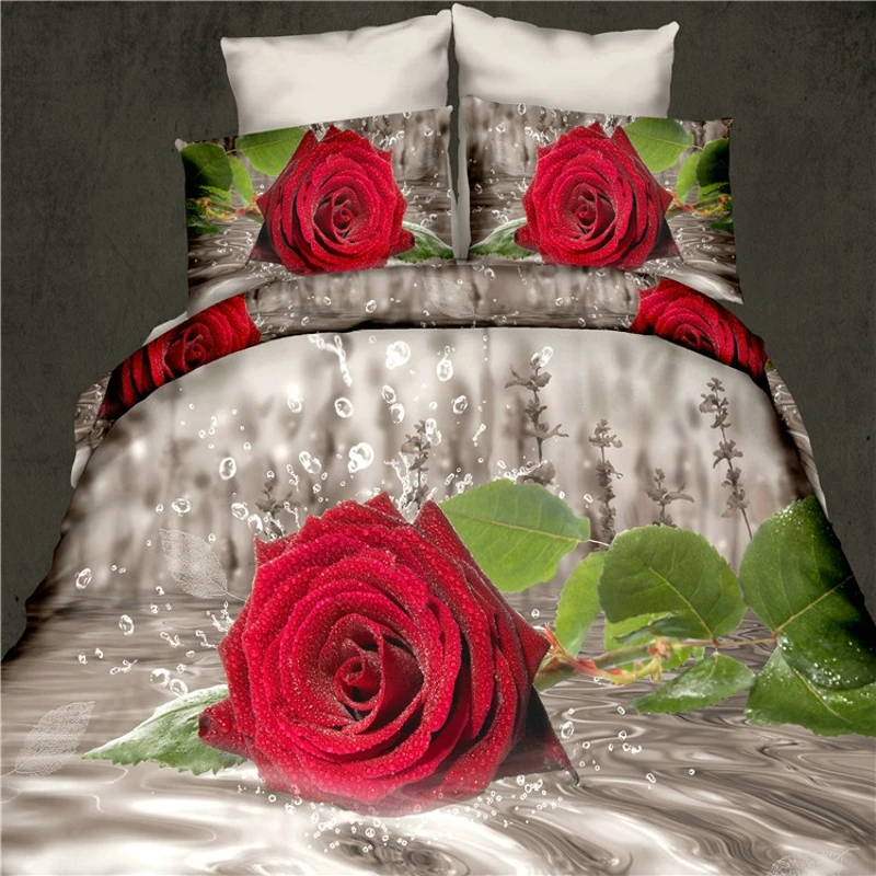 gorgeous 3d patterned rose bedding set duvet cover bed sheet pillow cases 4pcs queen size bed linen
gorgeous 3d patterned rose bedding set duvet cover bed sheet pillow cases 4pcs queen size bed linen