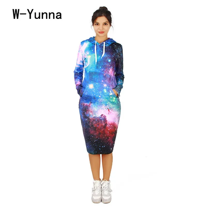 Galaxy 3D Print Hooded Dress Sudaderas Mujer 2019 Autumn Long Length Sweatshirts Women Standard Thickness Hooded Tracksuits
Galaxy 3D Print Hooded Dress Sudaderas Mujer 2019 Autumn Long Length Sweatshirts Women Standard Thickness Hooded Tracksuits