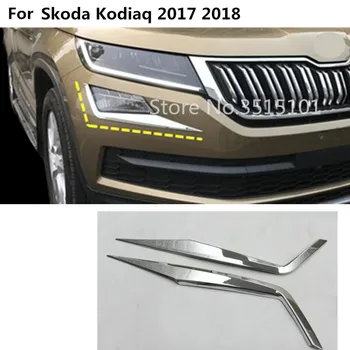 Car body head front fog light lamp frame stick style eyebrow Corner ABS Chrome trim 2pcs For Skoda kodiaq 2017 2018 2019 2020
Car body head front fog light lamp frame stick style eyebrow Corner ABS Chrome trim 2pcs For Skoda kodiaq 2017 2018 2019 2020