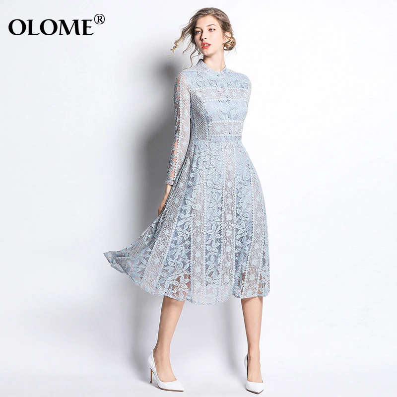 Women Dress Vintage Fancy Elegant Slim Party Dresses 2019 Summer New High-end Lace Fashion slimming Leisure Long Dress Women
Women Dress Vintage Fancy Elegant Slim Party Dresses 2019 Summer New High-end Lace Fashion slimming Leisure Long Dress Women