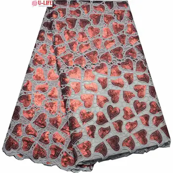 Double Organza lace fabrics High quality Gold Sequins Embroidered Organza Fabric Eco-Friendly For Sewing African Clothes F4-285
Double Organza lace fabrics High quality Gold Sequins Embroidered Organza Fabric Eco-Friendly For Sewing African Clothes F4-285
