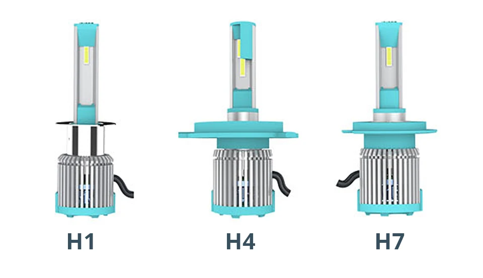 Foxcncar 2 Pcs Car Headlight H7 LED H4 H1 H3 H8 H11 1860 chip 72W 8000LM Auto Headlamp 6500K Light Bulb IP67 9006 9005 HB3 HB4 (16)