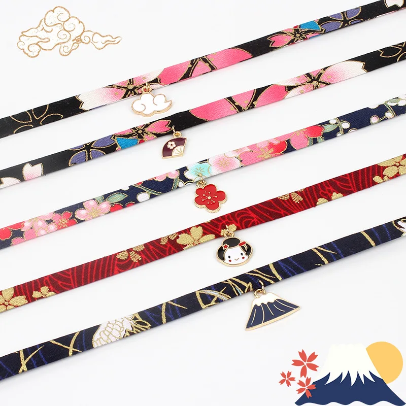 DoreenBeads Japanese Style Floral Printed Choker Necklace for Women Girls Sakura Pink Tassel Fan Pendant Necklace, 1 Piece
DoreenBeads Japanese Style Floral Printed Choker Necklace for Women Girls Sakura Pink Tassel Fan Pendant Necklace, 1 Piece