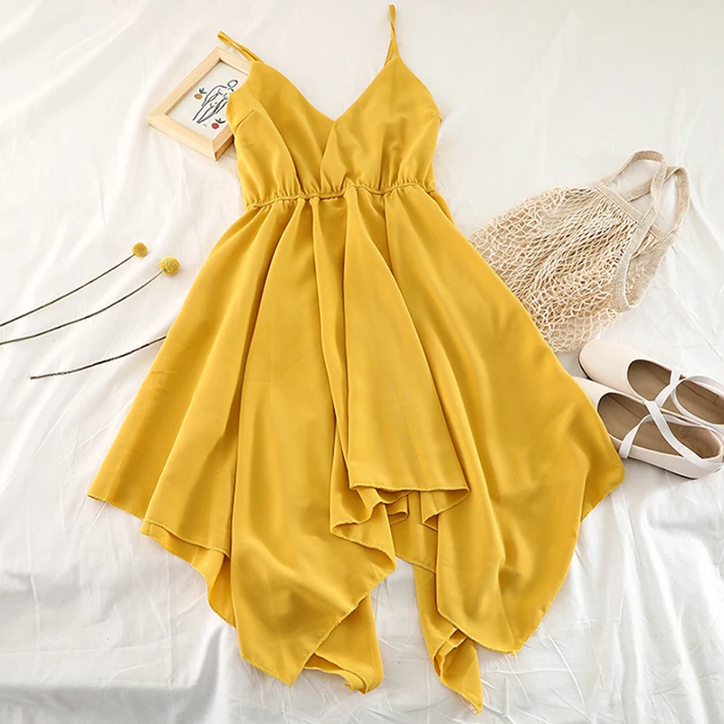 Sun Dress Boho Chiffon Dress Women Sexy Elegant Summer Beach Dresses Woman Party Night Bohemian V Neck 2019 Korean Asymmetrical
Sun Dress Boho Chiffon Dress Women Sexy Elegant Summer Beach Dresses Woman Party Night Bohemian V Neck 2019 Korean Asymmetrical