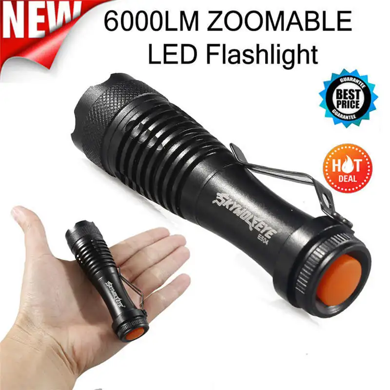 2000LM CREE Q5 AA/14500 3Mode ZOOM LED Super Bright Flashlight MINI Police Torch outdoor travel night lighting flashlight #4A22
2000LM CREE Q5 AA/14500 3Mode ZOOM LED Super Bright Flashlight MINI Police Torch outdoor travel night lighting flashlight #4A22
