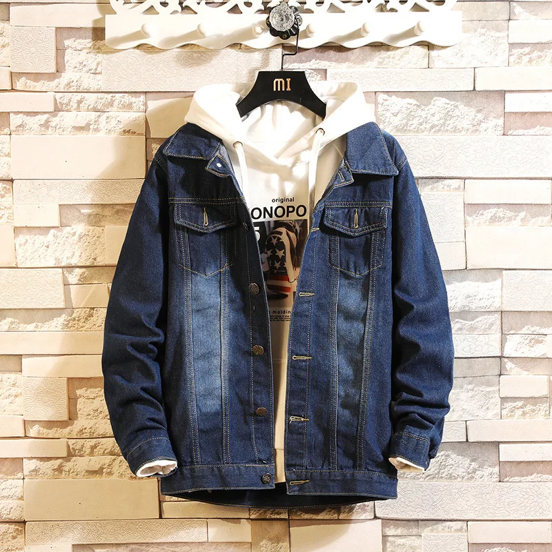 Bomber Thin Ripped Male Cowboy Denim Jacket Trendy Fashion Jeans Spring Autumn Mens jackets dropshipping hot sale top coat
Bomber Thin Ripped Male Cowboy Denim Jacket Trendy Fashion Jeans Spring Autumn Mens jackets dropshipping hot sale top coat