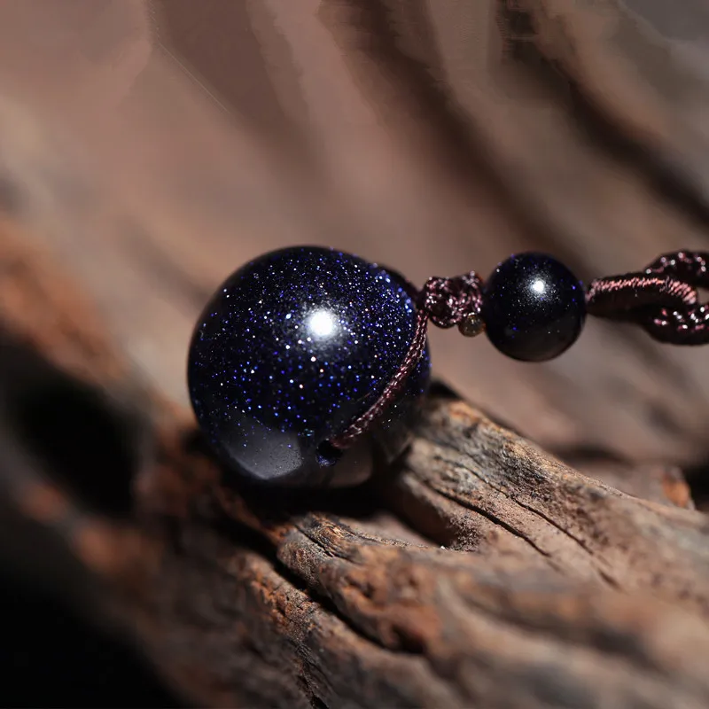 Drop Shipping Natural Stone Blue Sandstone Round Bead Ball Necklace Pendant Aventurine Obsidian Starry Sky Star Energy Gift
Drop Shipping Natural Stone Blue Sandstone Round Bead Ball Necklace Pendant Aventurine Obsidian Starry Sky Star Energy Gift