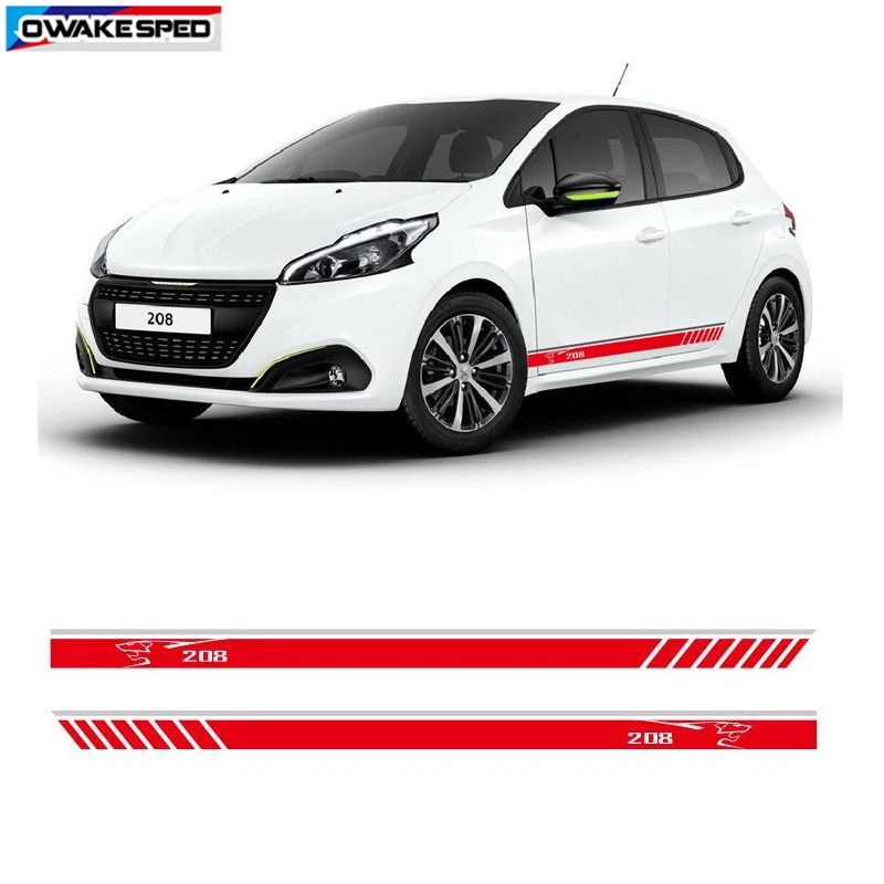 Car Styling Body Door Skirt Stripes Decal Sport Racing Auto Customized Vinyl Sticker For Peugeot 308 208 206 307cc 3008 2008
Car Styling Body Door Skirt Stripes Decal Sport Racing Auto Customized Vinyl Sticker For Peugeot 308 208 206 307cc 3008 2008