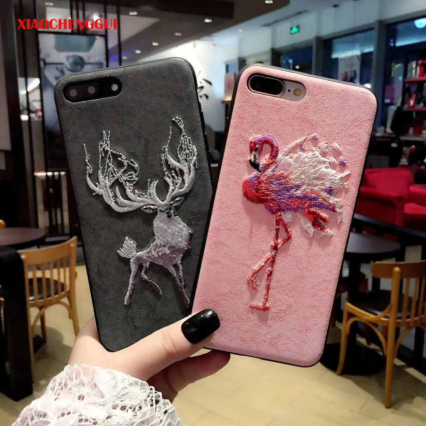 XIAOCHENGGUI Embroidery Leather Phone Soft Case For iPhone 8 Plus X XR XS Max 7 6 6S Plus Phone Coque
XIAOCHENGGUI Embroidery Leather Phone Soft Case For iPhone 8 Plus X XR XS Max 7 6 6S Plus Phone Coque