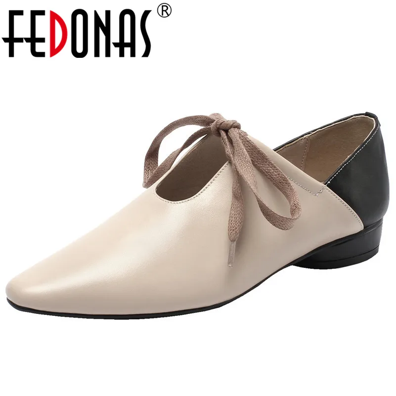FEDONAS Elegant Women Pointed Toe Party Shoes Woman Genuine Leather Lace Up Sexy Patchwork Spring Autumn High Heels Pumps
FEDONAS Elegant Women Pointed Toe Party Shoes Woman Genuine Leather Lace Up Sexy Patchwork Spring Autumn High Heels Pumps