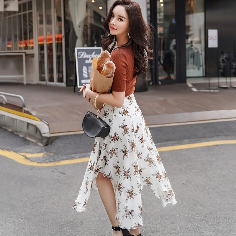 Dabuwawa Women Floral Print Asymmetry Skirts 2019 New Summer Elegant High Waist A-Line Skirts D18BSK036
Dabuwawa Women Floral Print Asymmetry Skirts 2019 New Summer Elegant High Waist A-Line Skirts D18BSK036