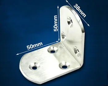 4 Pieces 50x50x38mm Stainless Steel Right Angle Corner Bracket 6 Holes Thinckness 3mm
4 Pieces 50x50x38mm Stainless Steel Right Angle Corner Bracket 6 Holes Thinckness 3mm