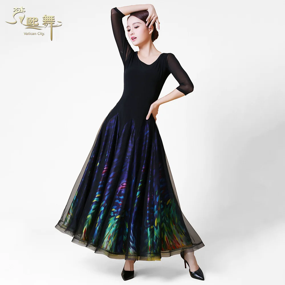 Ballroom Dance Dress Competition Costumes Dresses Standard Dance Dress For Women Performance Dancewears S M L XL
Ballroom Dance Dress Competition Costumes Dresses Standard Dance Dress For Women Performance Dancewears S M L XL