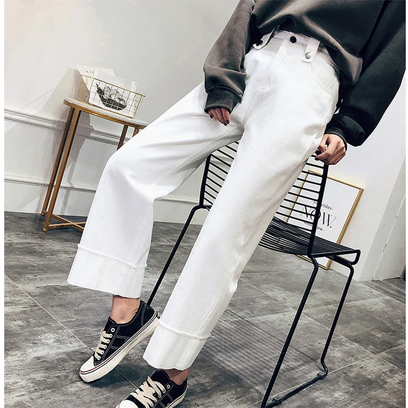 High Waist Wide Leg Jeans Woman 2019 Casual Boyfriend Jeans ladies Plus Size White Denim Mom Jeans Pants Trousers jeans femme
High Waist Wide Leg Jeans Woman 2019 Casual Boyfriend Jeans ladies Plus Size White Denim Mom Jeans Pants Trousers jeans femme