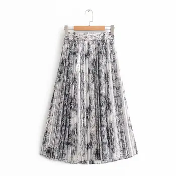 2020 New Women Skirt Faldas Mujer Ladies Buttons Casual Slim Chic Brand Skirts Vintage Sexy Snake Skin Print Pleated Midi
2020 New Women Skirt Faldas Mujer Ladies Buttons Casual Slim Chic Brand Skirts Vintage Sexy Snake Skin Print Pleated Midi