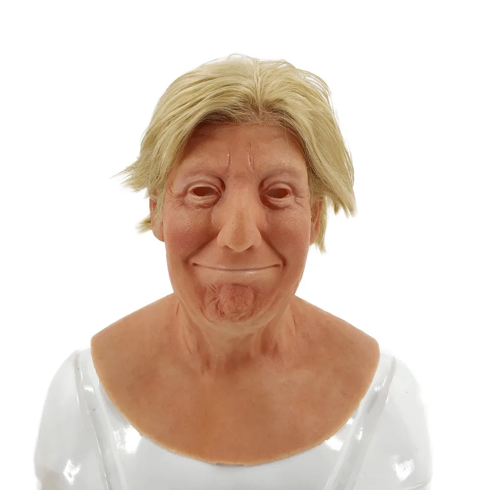 Realistic Cosplay Costume Party Silicone Mask Donald Trump With Wig for Halloween Party Dress up
Realistic Cosplay Costume Party Silicone Mask Donald Trump With Wig for Halloween Party Dress up