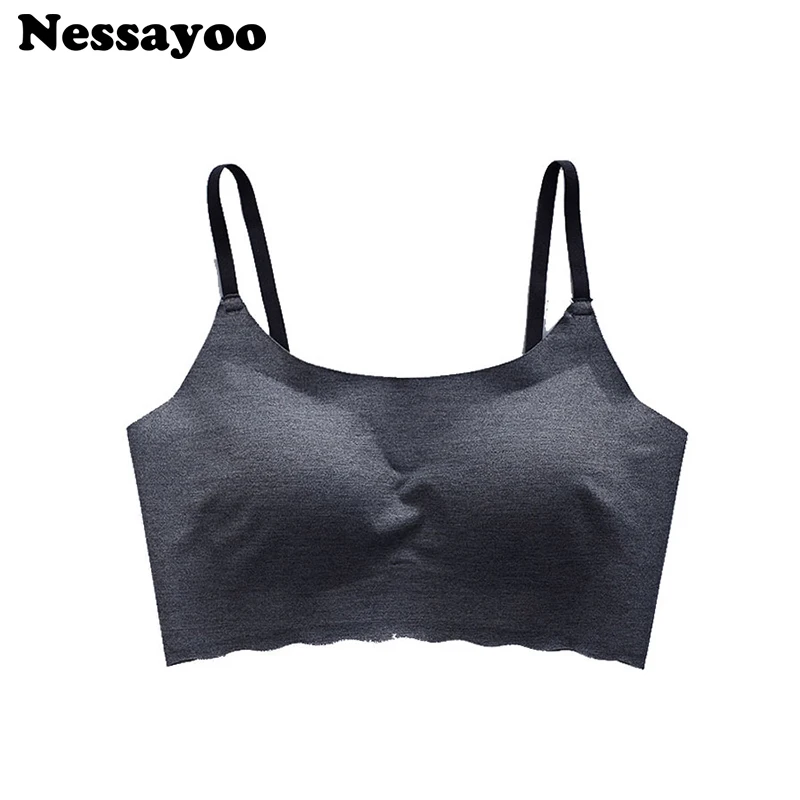 Plunge Bra Wireless Seamless Women Underwear Soft Cup Lingerie Home Wearing Bras Sexy Spring Sleep Home Seamless Vest bra Female
Plunge Bra Wireless Seamless Women Underwear Soft Cup Lingerie Home Wearing Bras Sexy Spring Sleep Home Seamless Vest bra Female
