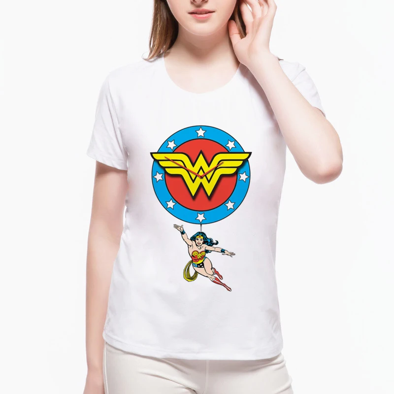 Wonder Woman logo Print Fashion Punk Tops Female Camisetas kawaii summer Cool Style Superhero Wonder Women Harajuku Top L1-F18
Wonder Woman logo Print Fashion Punk Tops Female Camisetas kawaii summer Cool Style Superhero Wonder Women Harajuku Top L1-F18
