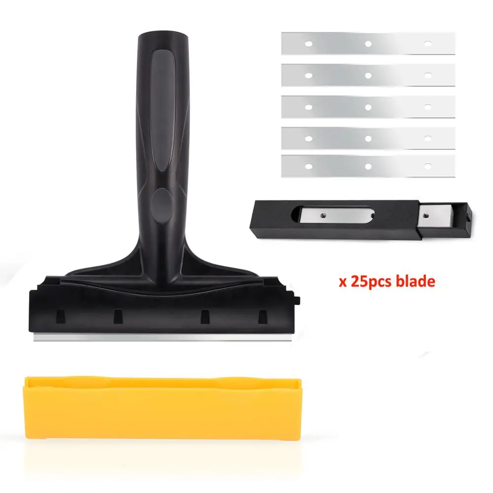 FOSHIO Car Window Tint Glass Ceramic Metal Scraper Cleaner+25pcs Blade Car Stickers Decals Film Glue Remover House Cleaning Tool
FOSHIO Car Window Tint Glass Ceramic Metal Scraper Cleaner+25pcs Blade Car Stickers Decals Film Glue Remover House Cleaning Tool