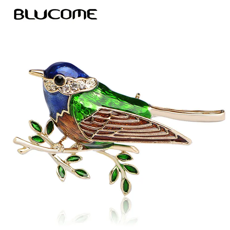 Blucome Colorful Enamel Bird Branches Brooches Kids Lady Corsage Clips For Suit Scarf Dress Decoration Gold-color Jewelry Pins
Blucome Colorful Enamel Bird Branches Brooches Kids Lady Corsage Clips For Suit Scarf Dress Decoration Gold-color Jewelry Pins