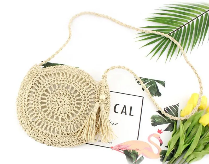 Hollow Woven Crossbody Straw Bag - Round Tassel Summer Messenger Bag 3 HTB1CsX0doGF3KVjSZFoq6zmpFXaj