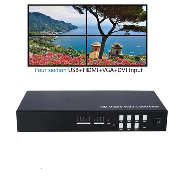 Multi Channel HDMI VGA AV USB Video Processor 1x4 2x2 with cascading function supports 3x3 4x4 to 10x10 Video Wall Controller
Multi Channel HDMI VGA AV USB Video Processor 1x4 2x2 with cascading function supports 3x3 4x4 to 10x10 Video Wall Controller