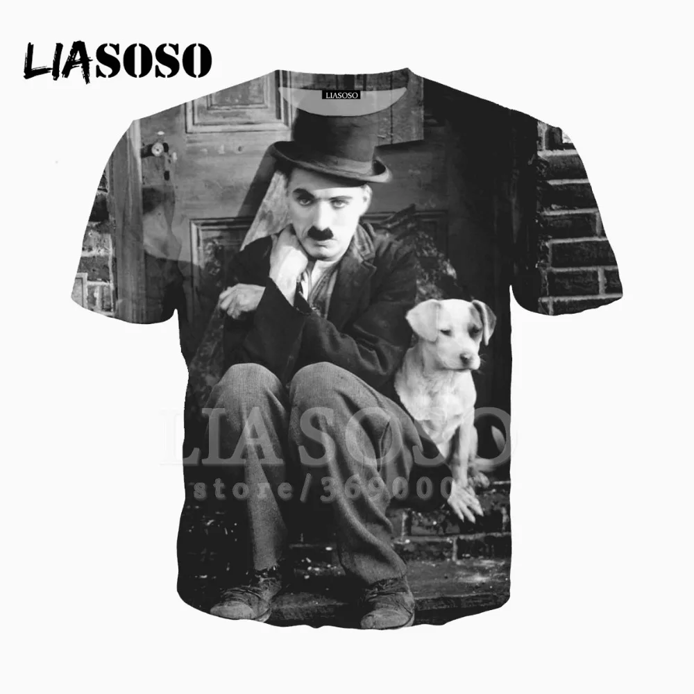 LIASOSO T-shirt 3D Print Unisex Funny Actor Charlie Chaplin O-Neck Hispter Casual TShirt Harajuku Hip Hop Top Outwear X2031
LIASOSO T-shirt 3D Print Unisex Funny Actor Charlie Chaplin O-Neck Hispter Casual TShirt Harajuku Hip Hop Top Outwear X2031