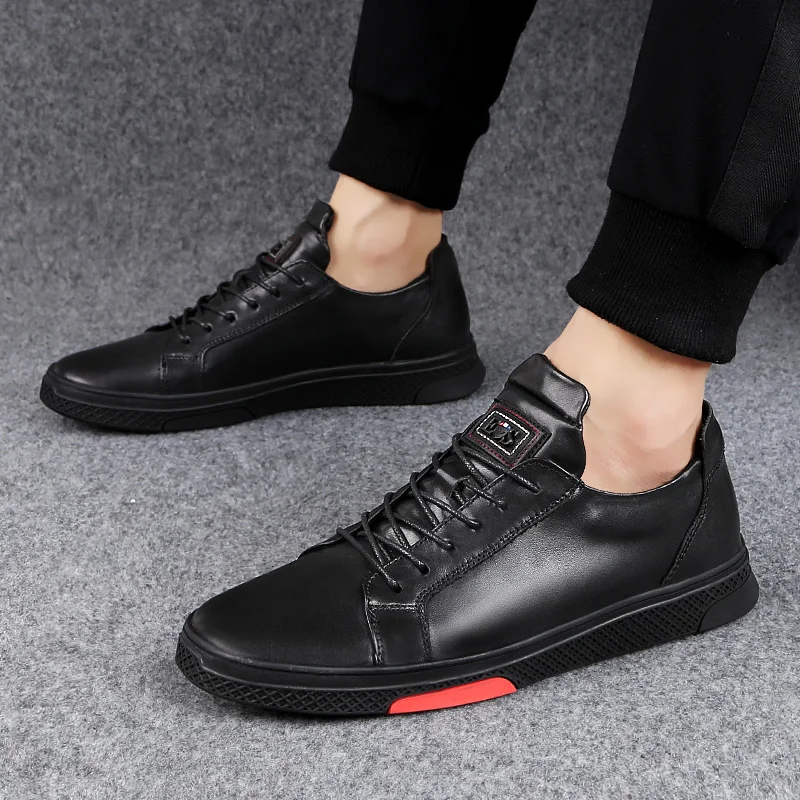 Genuine Leather Men Shoes outdoor summer autumn breathable Fashion cow Leather handmade sewing lace up Men Casual Shoes L5
Genuine Leather Men Shoes outdoor summer autumn breathable Fashion cow Leather handmade sewing lace up Men Casual Shoes L5