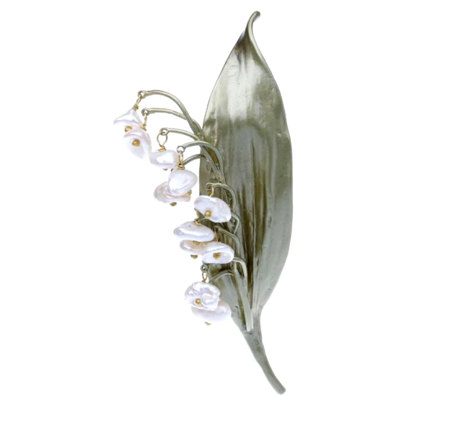 CSxjd high quality Copper Natural pearl Calla lily Valley lilies brooch Vintage brooch scarves buckle Accessories
CSxjd high quality Copper Natural pearl Calla lily Valley lilies brooch Vintage brooch scarves buckle Accessories