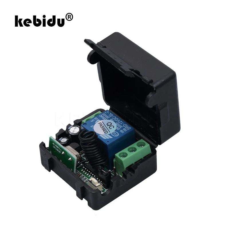 kebidu Remote Switch Wireless Control DC 12V Button RF switch Telecomando Transmitter Receiver system 433MHz | Электроника
