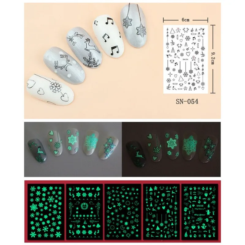SN Luminous Series New 2019 Nail Art Stickers Tips Decoration Nails Wraps Harajuku Merry Christmas Xmas Music Manicura stickers
SN Luminous Series New 2019 Nail Art Stickers Tips Decoration Nails Wraps Harajuku Merry Christmas Xmas Music Manicura stickers