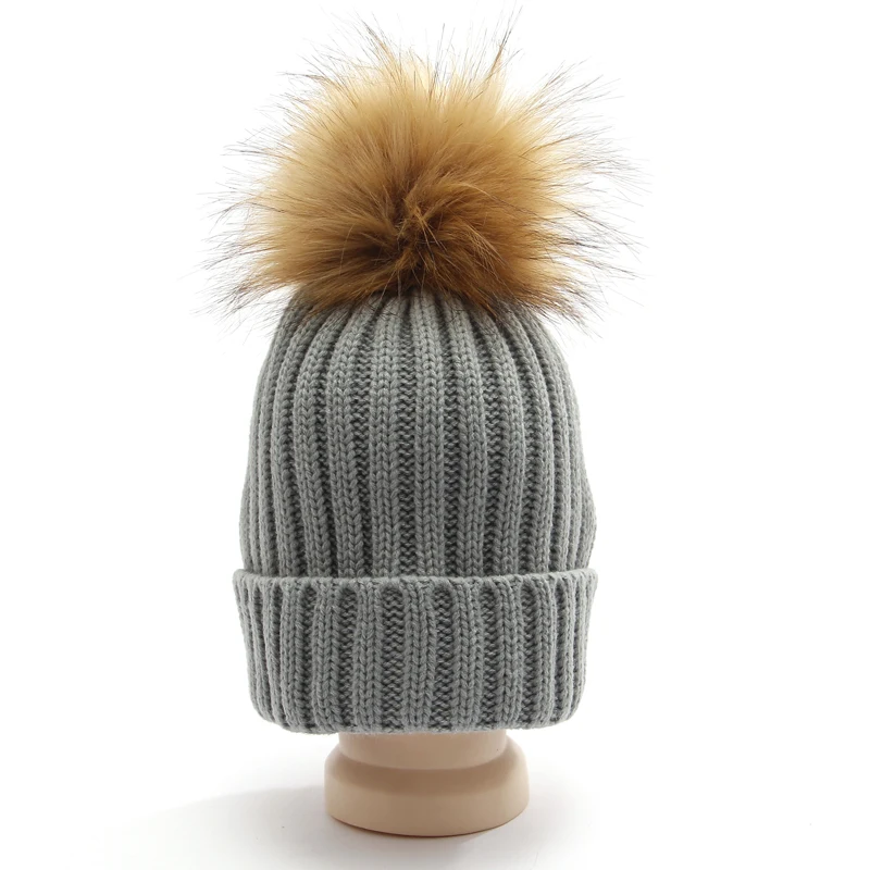 High imitation fox fur ball cap pom poms Knitted Hat Women Acrylic Winter Fashion Skullies Warm eanies thick elasticity Cap 
High imitation fox fur ball cap pom poms Knitted Hat Women Acrylic Winter Fashion Skullies Warm eanies thick elasticity Cap