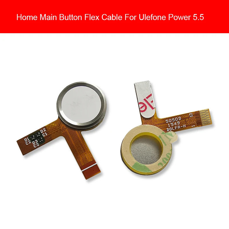 Home Button Flex Cable For Ulefone Power 5.5 Menu Key Fingerprint Recognition Sensor Flex Ribbon Cable Repair Replacement
Home Button Flex Cable For Ulefone Power 5.5 Menu Key Fingerprint Recognition Sensor Flex Ribbon Cable Repair Replacement